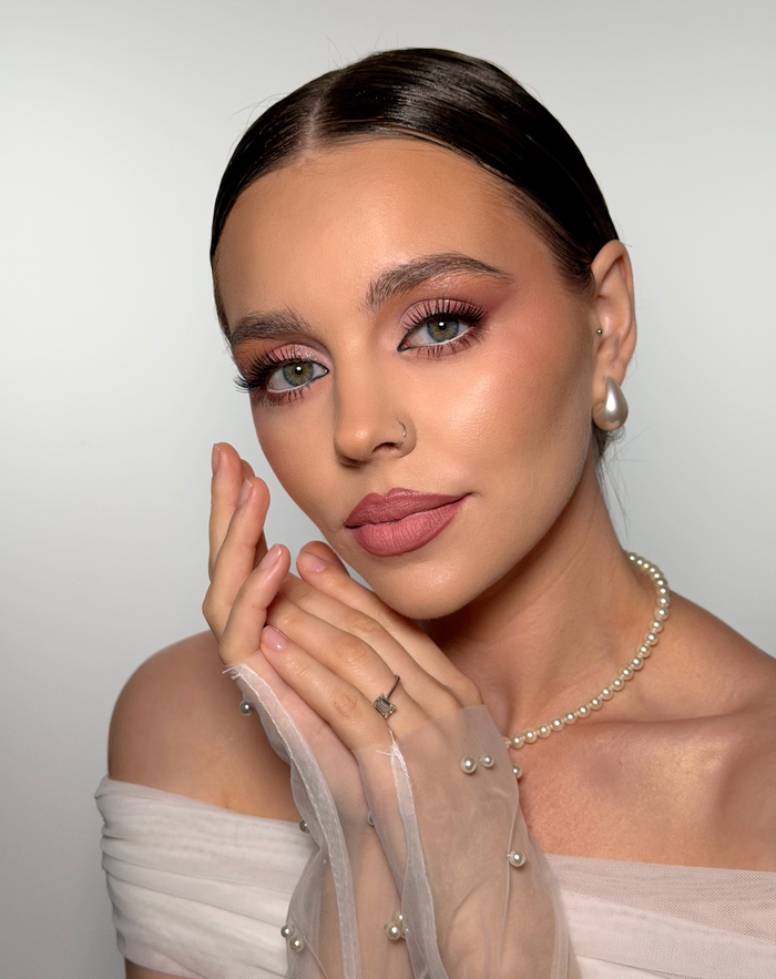 machiaj mireasă, look 2 - Madalina Sora, makeup artist București